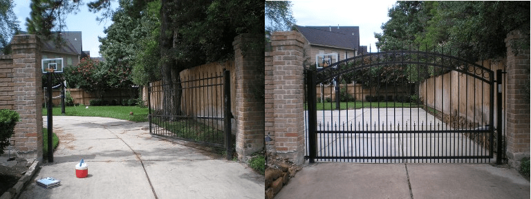 Sharp Gate Before and After