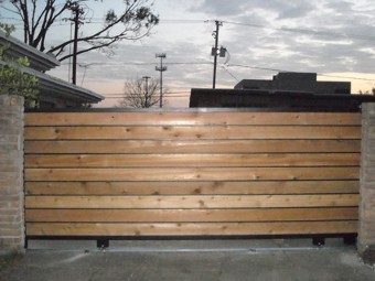 Wooden Privacy Gate