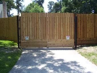 Two Door Privacy Gate